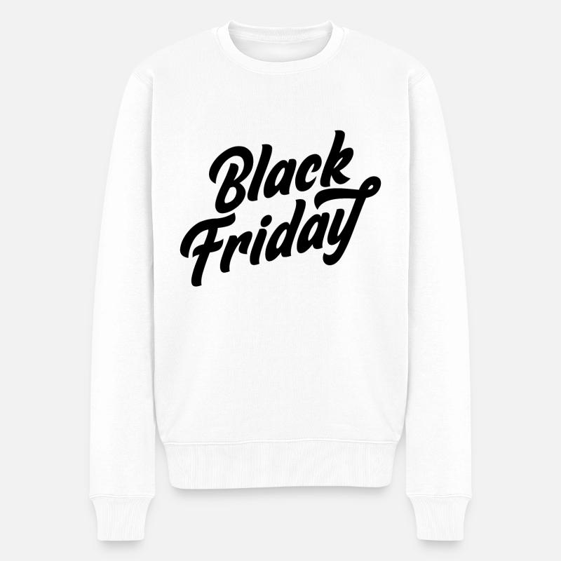 Black friday - Pull Premium bio Homme - blanc