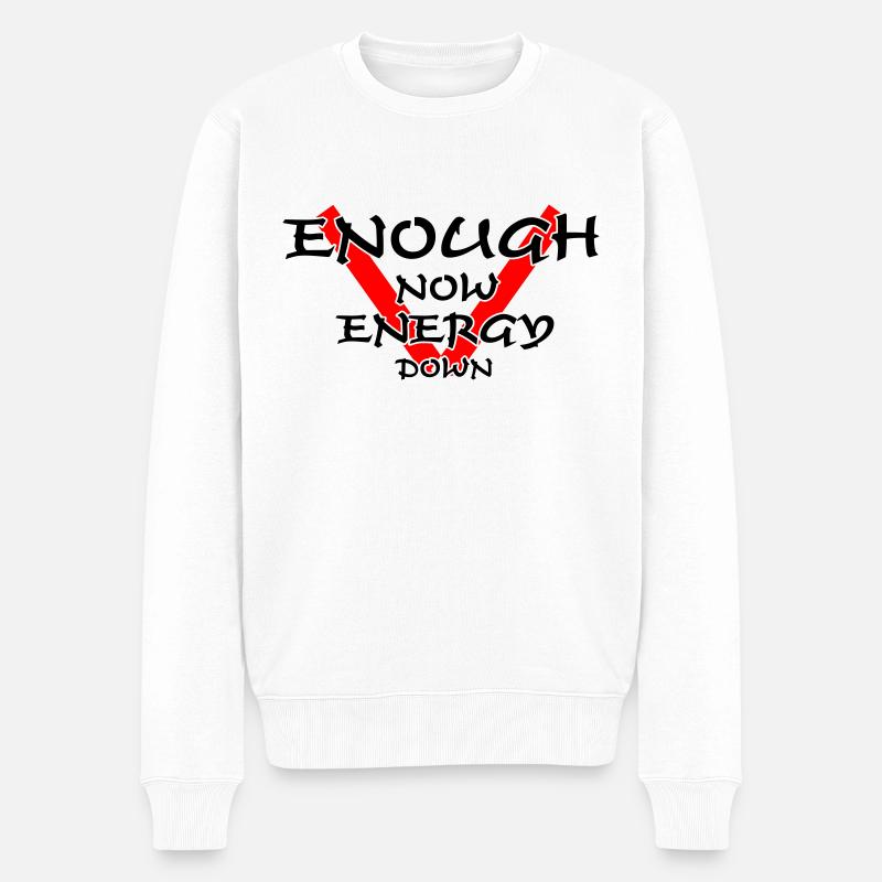 T Shirt Maintenant blanc - Pull Premium bio Homme - blanc