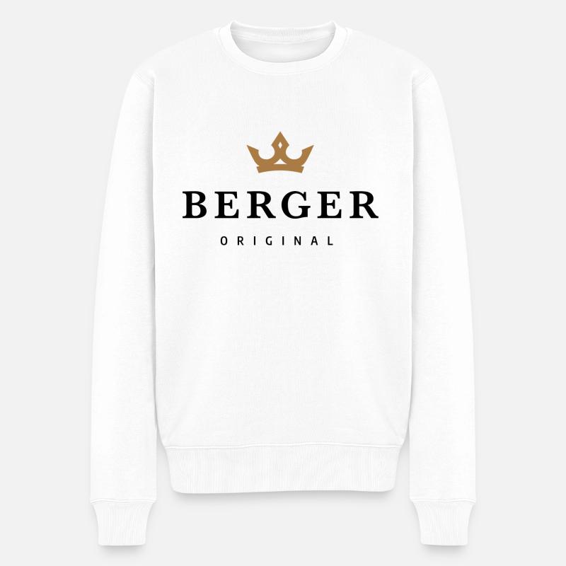 Berger - Pull Premium bio Homme - blanc