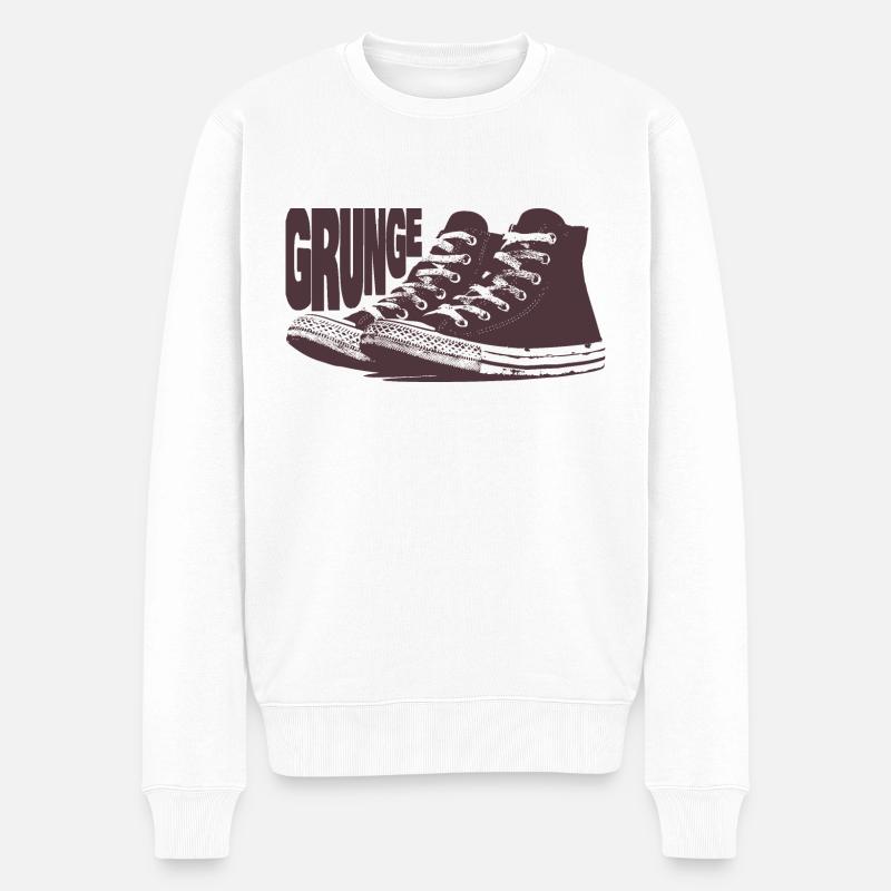 Chaussures Grunge - Pull Premium bio Homme - blanc