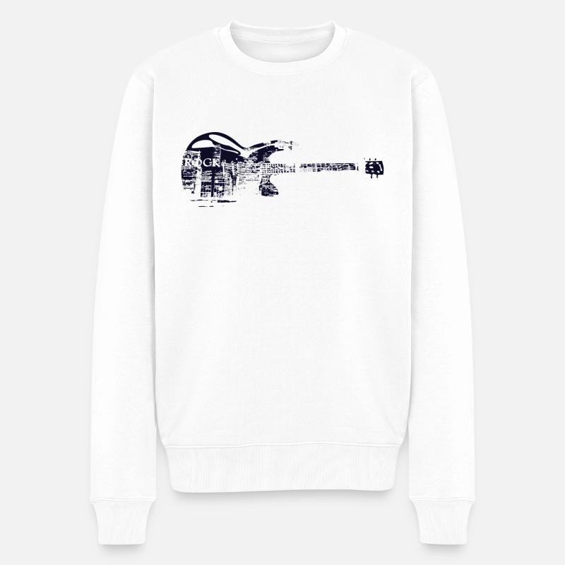 Tee shirt rock - Pull Premium bio Homme - blanc