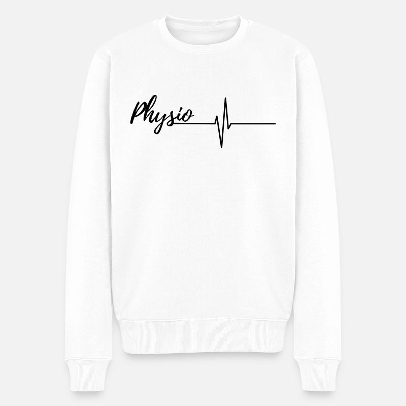 Physiothérapie - Pull Premium bio Homme - blanc