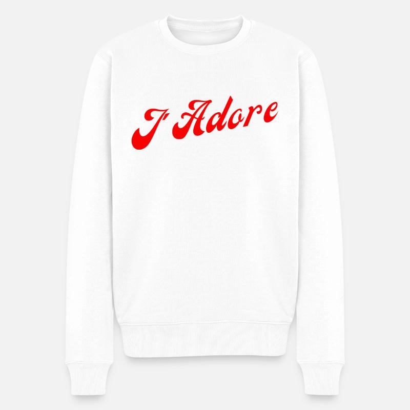 J'adore idée cadeau - Pull Premium bio Homme - blanc