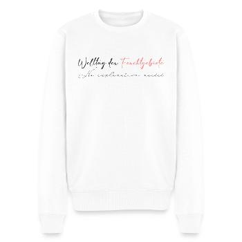 Welttag der Feuchtgebiete - Männer Premium Bio Pullover - Weiß - Vorne - Thijin (182cm)