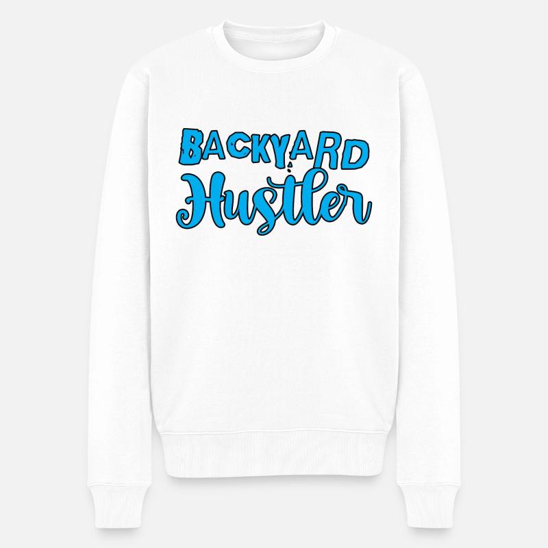 Backyard Hustler 4 - Pull Premium bio Homme - blanc