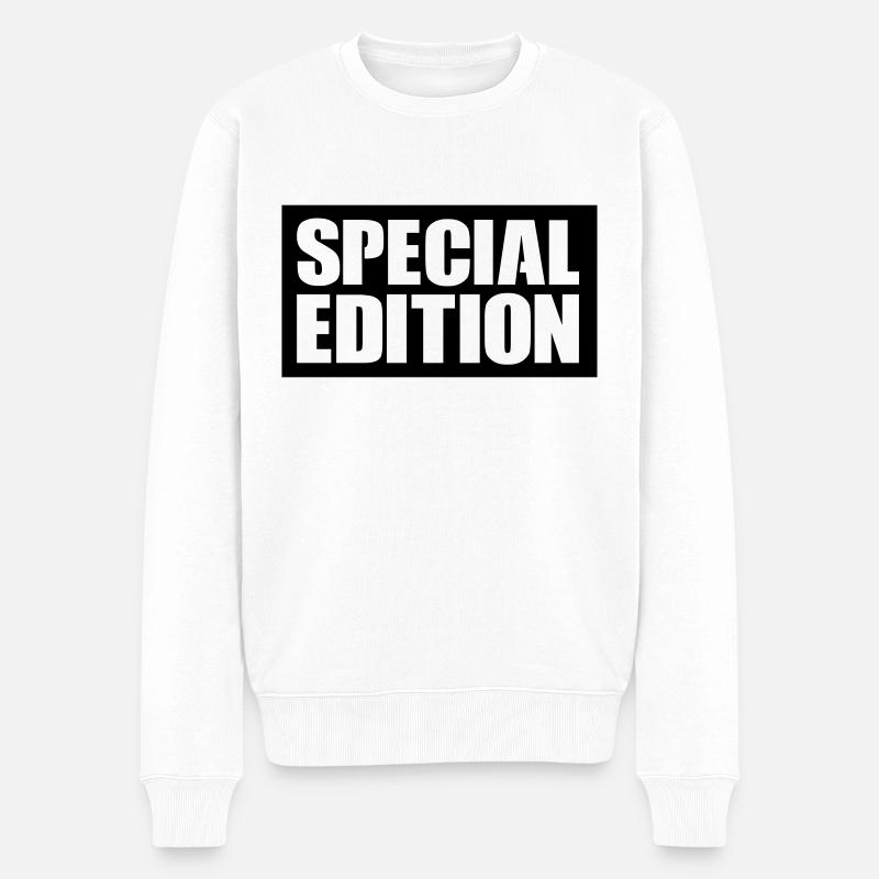 special edition - Männer Premium Bio Pullover - Weiß