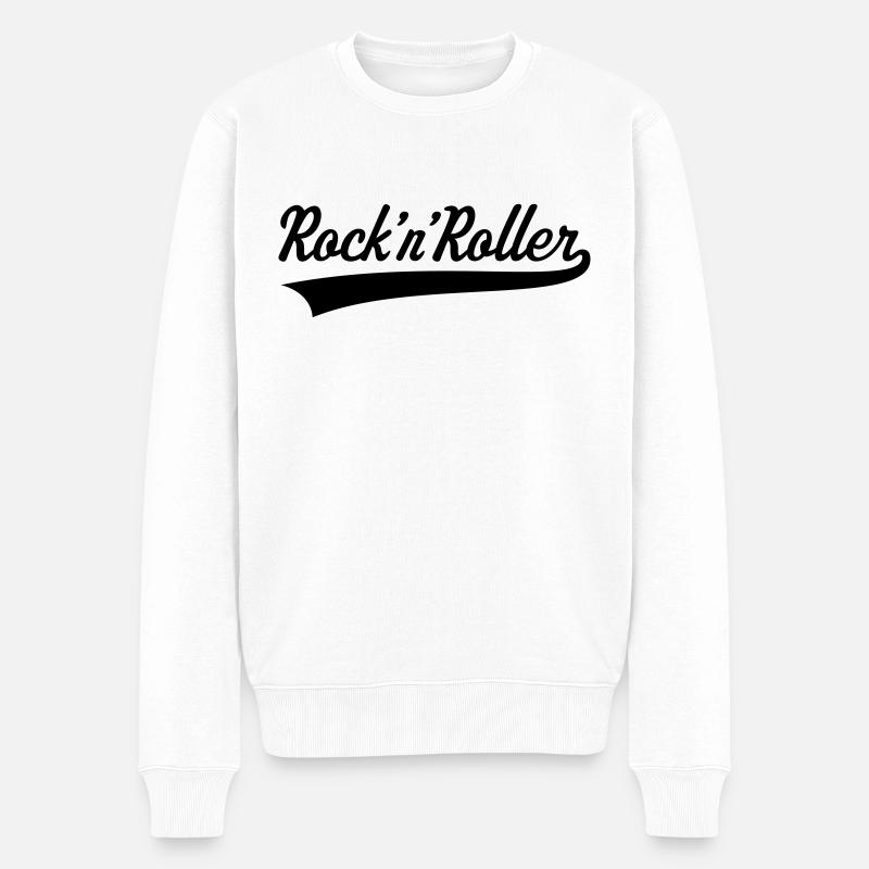 Rock 'n' Roller - Pull Premium bio Homme - blanc