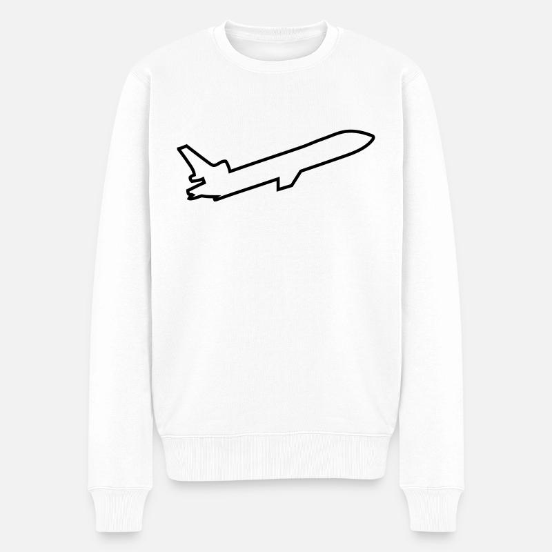 jet - Pull Premium bio Homme - blanc