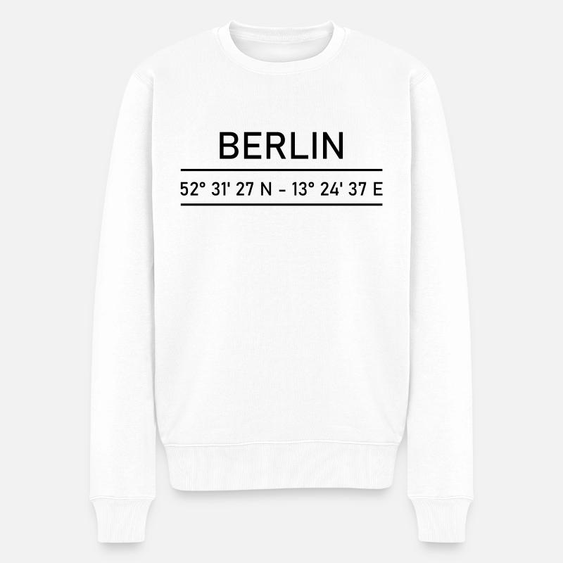Berlin - Pull Premium bio Homme - blanc