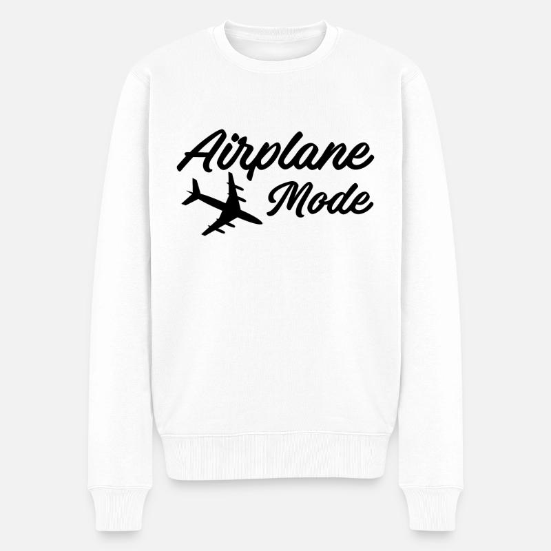 Mode avion - Pull Premium bio Homme - blanc