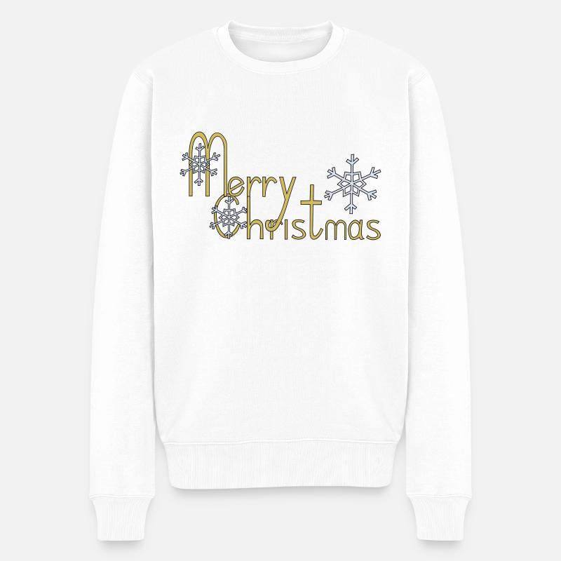 Joyeux Noël - Pull Premium bio Homme - blanc