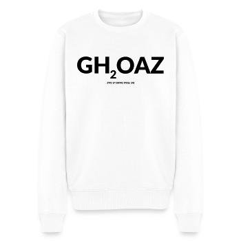De l'Eau dans le Gaz - Pull Premium bio Homme - blanc - Devant - Thijin (182cm)