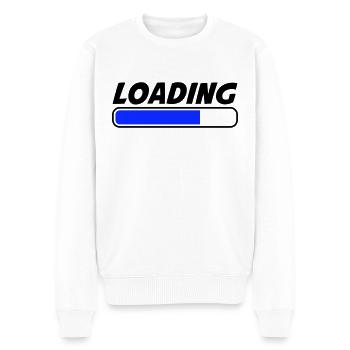 Loading - Männer Premium Bio Pullover - Weiß - Vorne - Thijin (182cm)