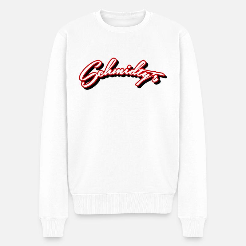 LOGO - Männer Premium Bio Pullover - Weiß