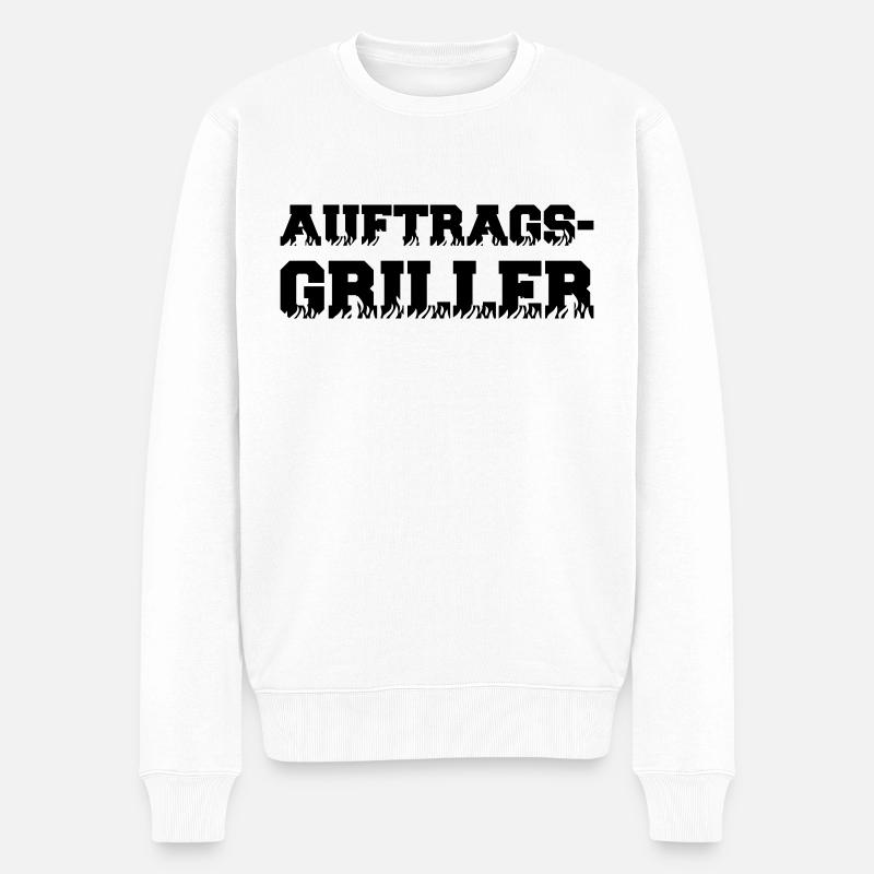 Grilleur sous contrat - Pull Premium bio Homme - blanc