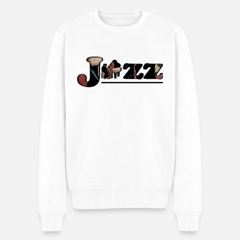 Jazz - Pull Premium bio Homme - blanc
