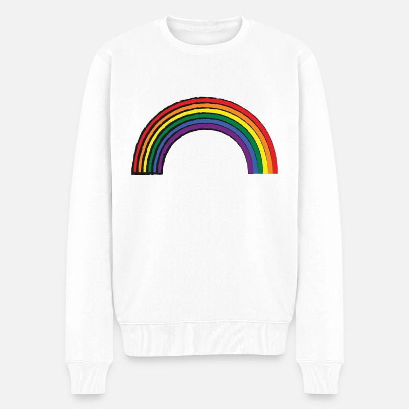 LGBT Sentence Pride Cadeaux Droits - Pull Premium bio Homme - blanc