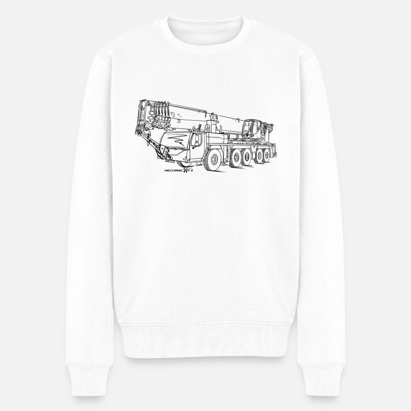 LTM1250 5 1 dunkel - Männer Premium Bio Pullover - Weiß