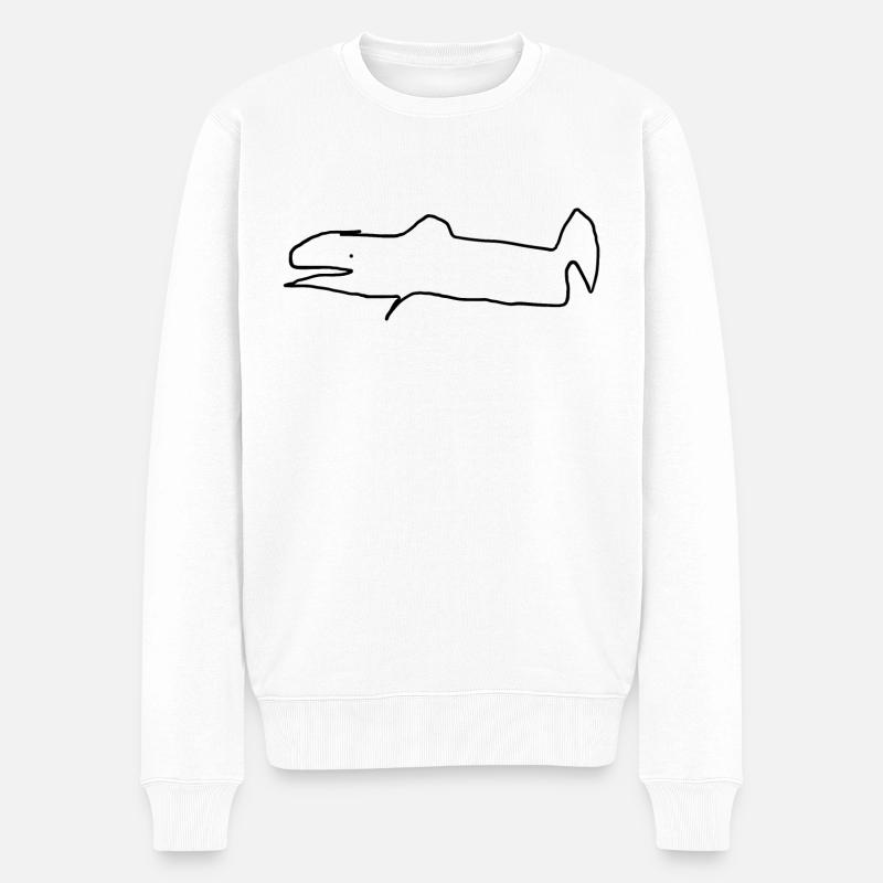 Truite - Pull Premium bio Homme - blanc