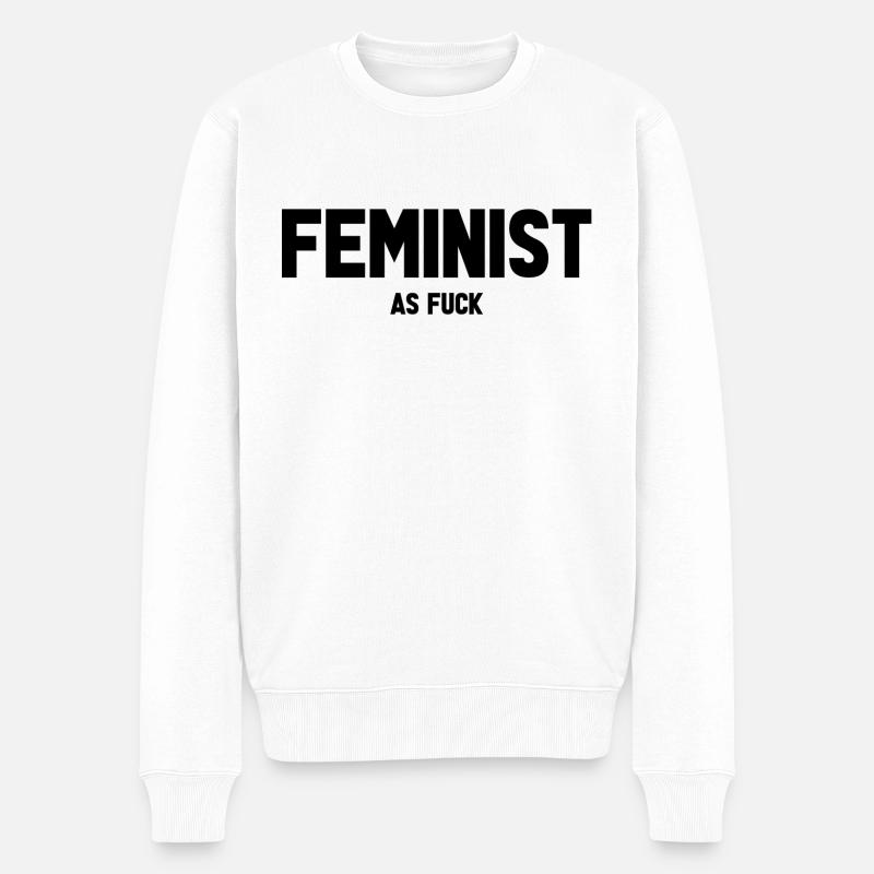 Féministe comme de la baise - Pull Premium bio Homme - blanc