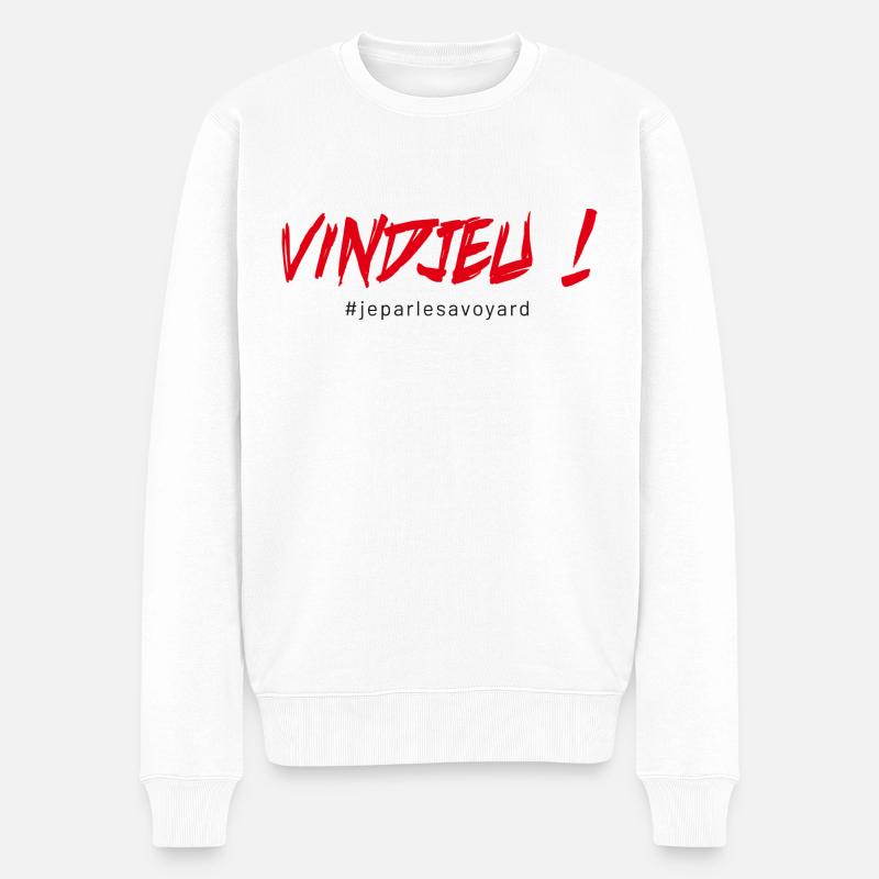 Vindjeu - Pull Premium bio Homme - blanc