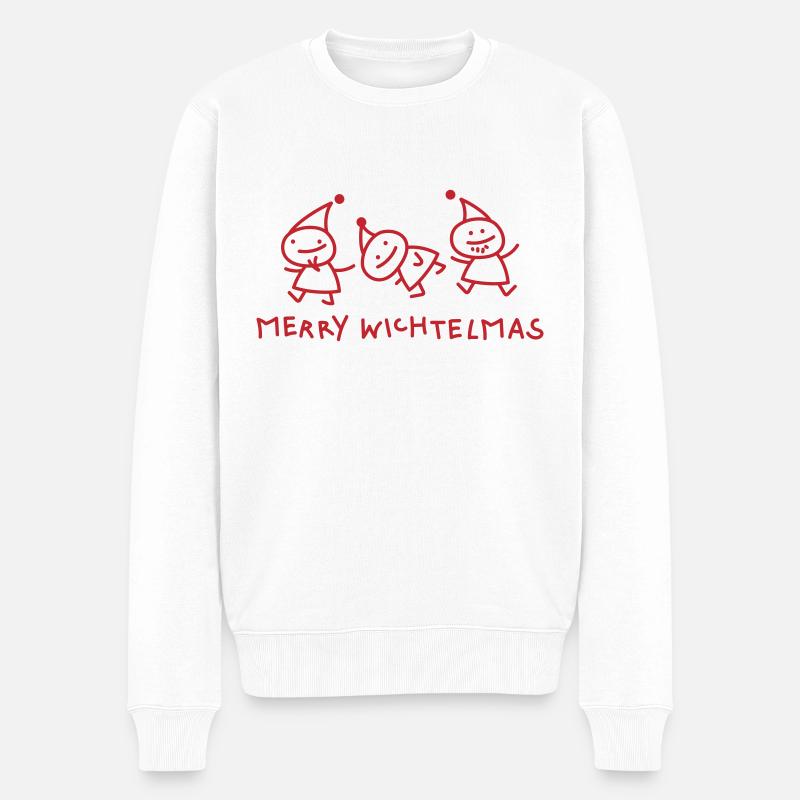 Noël des elfes - Pull Premium bio Homme - blanc