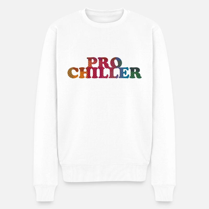 Pro Chiller Rétro - Pull Premium bio Homme - blanc