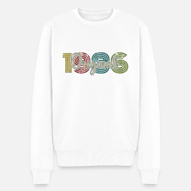 Millésime 1986 - Pull Premium bio Homme - blanc