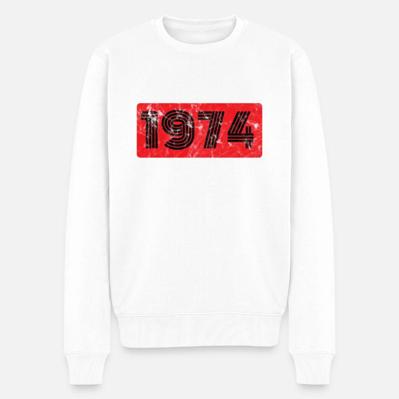 Millésime 1974 - Pull Premium bio Homme - blanc