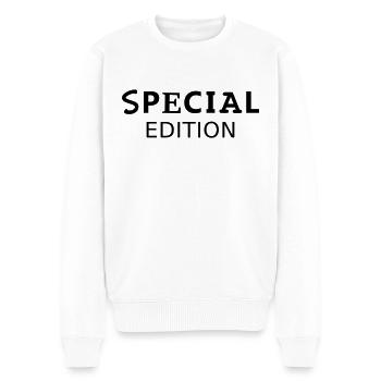 Édition spéciale - Pull Premium bio Homme - blanc - Devant - Thijin (182cm)