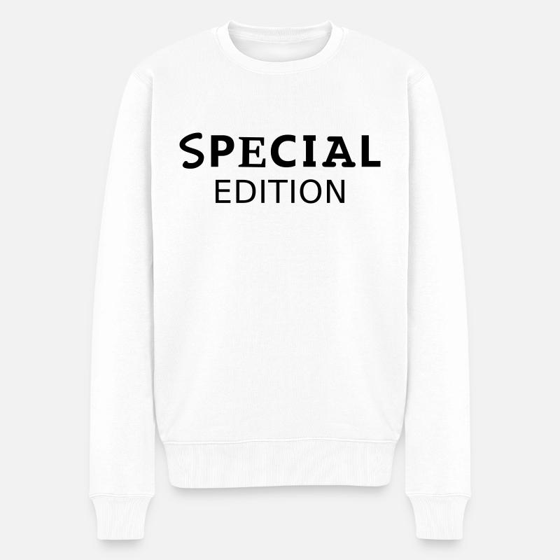 Édition spéciale - Pull Premium bio Homme - blanc