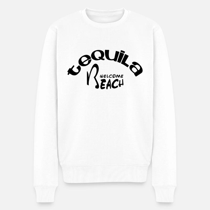 Plage de Tequila - Pull Premium bio Homme - blanc