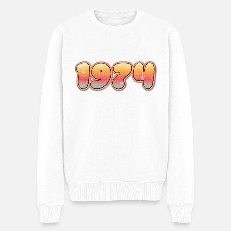 Millésime 1974 - Pull Premium bio Homme - blanc