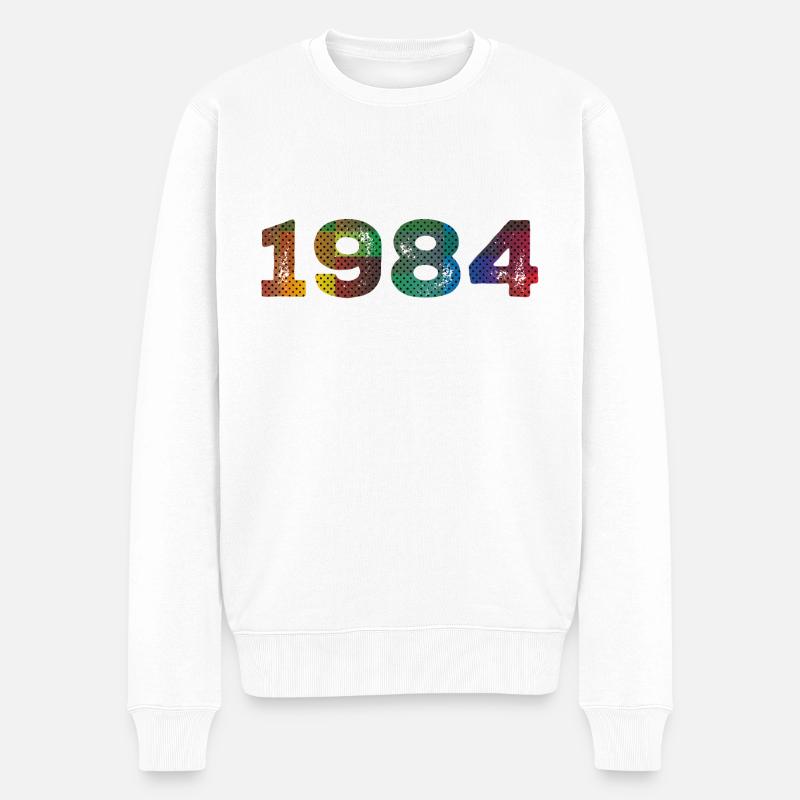 Millésime 1984 - Pull Premium bio Homme - blanc