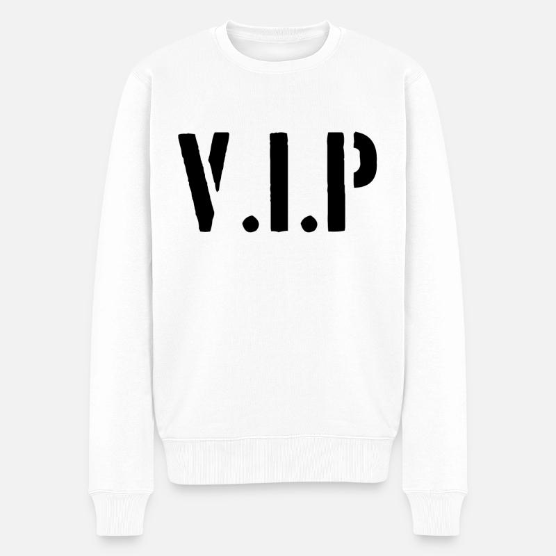 VIP - Pull Premium bio Homme - blanc