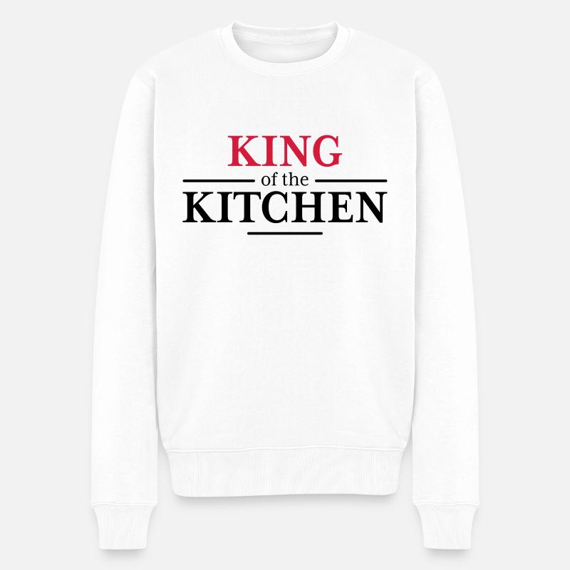 Roi de la cuisine - Pull Premium bio Homme - blanc