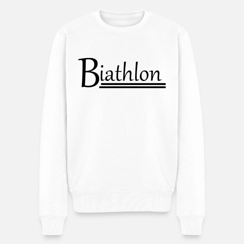 Biathlon - Pull Premium bio Homme - blanc