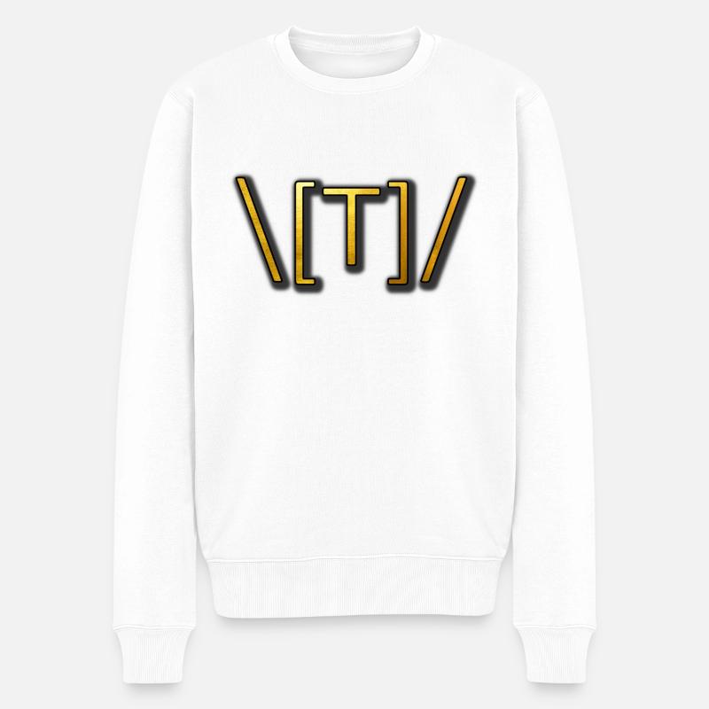 Louez Le Soleil A - Pull Premium bio Homme - blanc