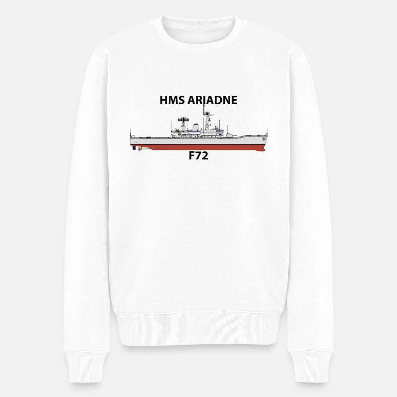HMS ARIADNE: LEANDER ORIG - Pull Premium bio Homme - blanc