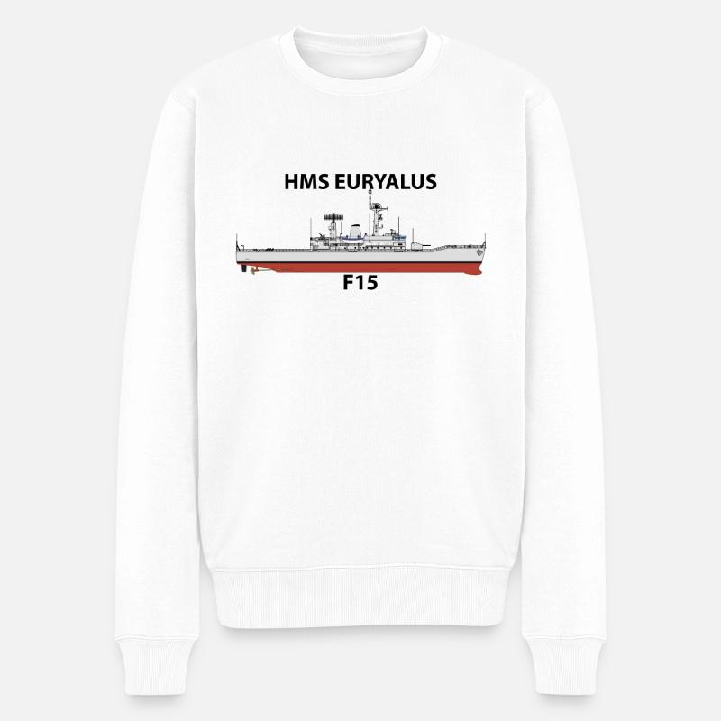 HMS EURYALUS - LEANDER ORIG - Pull Premium bio Homme - blanc