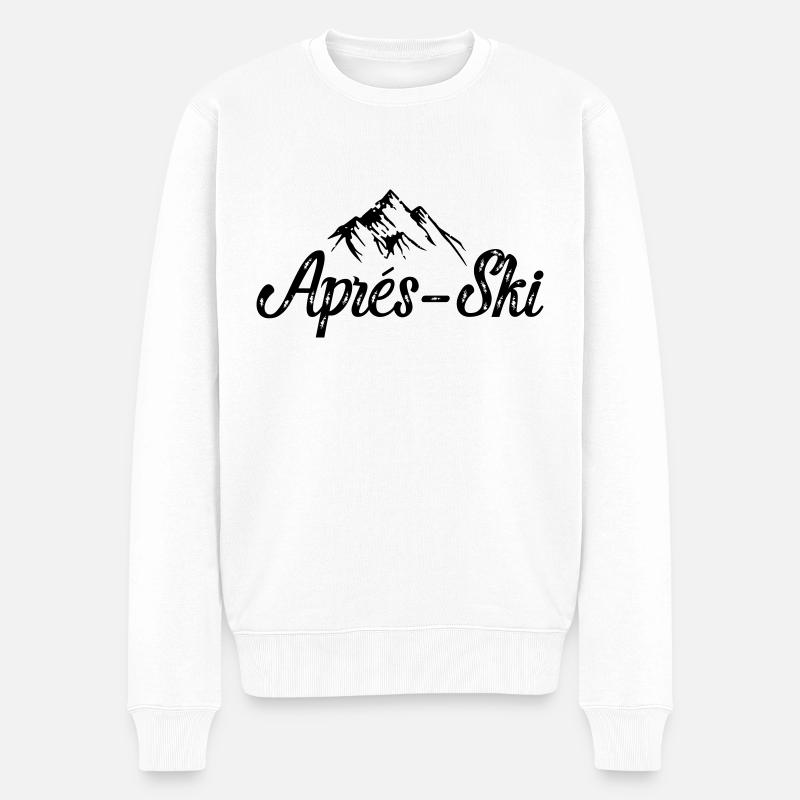 Apres Ski - Männer Premium Bio Pullover - Weiß