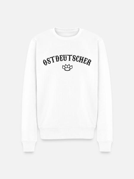 Ostdeutscher - Männer Premium Bio Pullover - Weiß