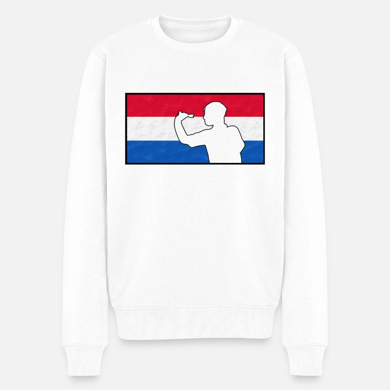 Dart Man Pays-Bas - Pull Premium bio Homme - blanc