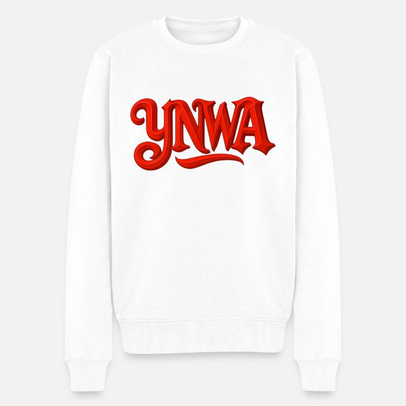 Ynwa - Männer Premium Bio Pullover - Weiß