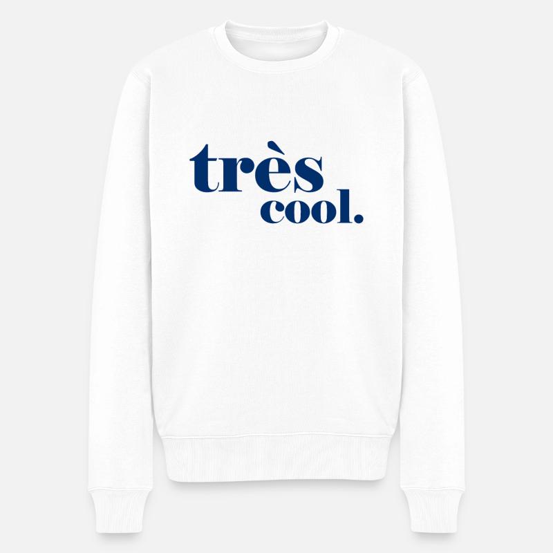 très cool. - Männer Premium Bio Pullover - Weiß