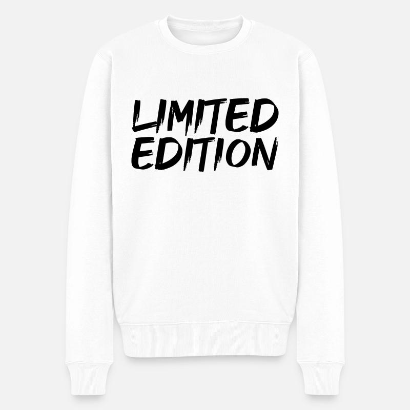 limited edition - Männer Premium Bio Pullover - Weiß