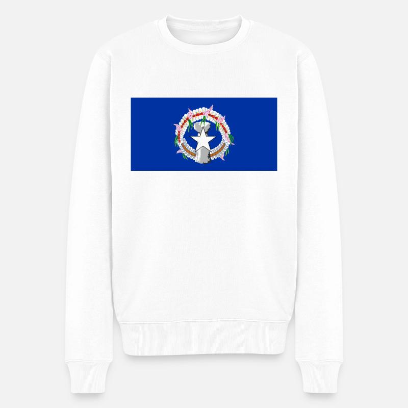 Mariannes du Nord - Pull Premium bio Homme - blanc