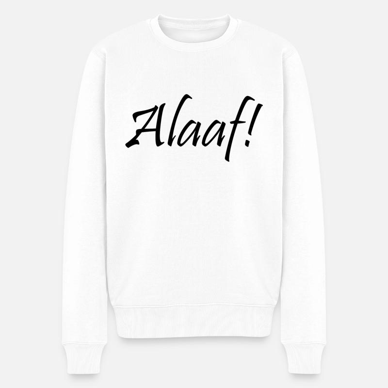 Alaaf! - Männer Premium Bio Pullover - Weiß