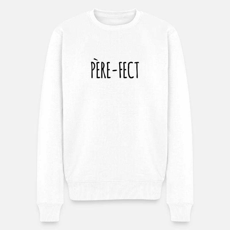 Perefect - Pull Premium bio Homme - blanc