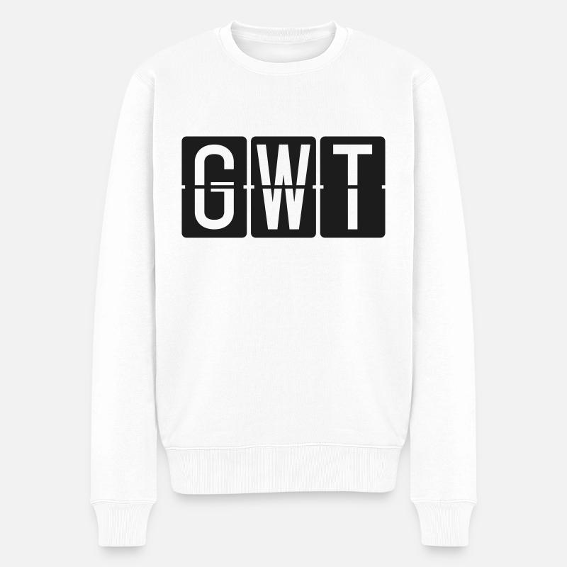 Sylt - Männer Premium Bio Pullover - Weiß